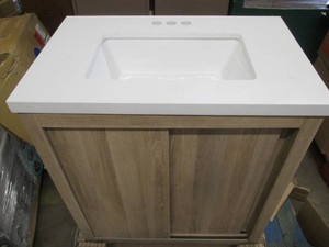 31 x 19.5 inch Top sink and cabinet