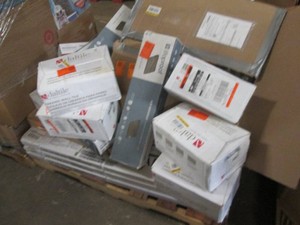 Pallet of tile and flooring