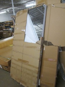 2 Gym or dance studio wall mirrors, 40 x 78 panels