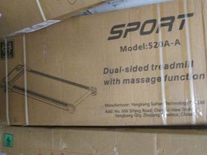 Dual sided treadmill withassaging function