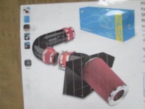 4 Cold air intake kit for 2004 Ford F-150 Heritage 4.6l5.4l wheat shield, red washable air filter, no MAF PORT fits 1997-2003 Ford F-150 4.6l5.4l improved HP