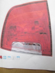 Right side rear tail light fits 2011-2014 Ford Edge