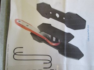 Brake Caliper compression tool wadditional 2pc large steel plate and 2-hooks