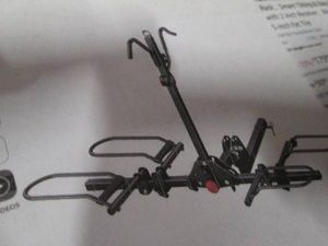 Bike rack hitch for car 200lb 2-bike hitch mount platform style, smart tilt and easy fold car or SUV w2in receiver