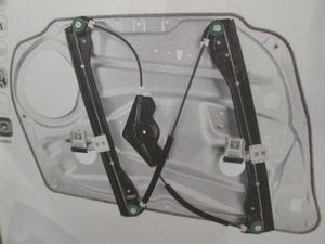 Front passenger side window regulator wo motor for Mercedes Benz models shown in pics
