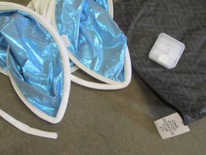 Butterfly reflective sun shade for windshield