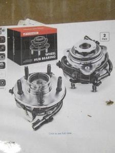 Premium 2pc front wheel bearing and hub assembly with ABS 5-LUG for 1998-2000 Ford ranger and Mazda models shown in pics