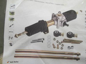 2009-2014 Rolaris RZR steering rack and pinion with tie rod ends