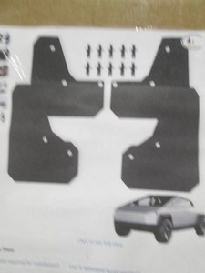 2024 Tesla cyber truck 4pc mud flap set