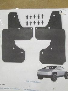 2024 Tesla cyber truck 4pc mud flap set
