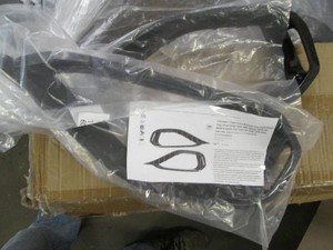 Pair of front bumper fog light bezel ABS for BMW 4 series models shown in pics