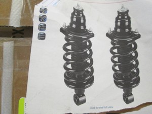 Rear strut shock assembly wcoil spring f4 2003-2011 honda element EX, LX 2pcs