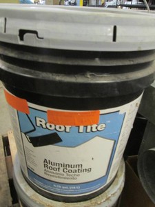 4.75 Gallons of Roof Rite aluminum roof coating