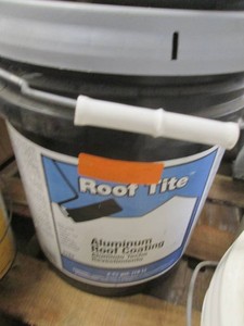 4.75 Gallons of Roof Rite aluminum roof coating