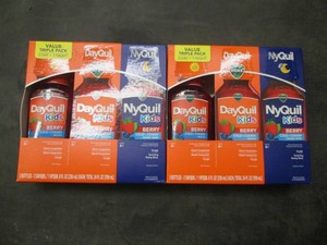 Nyquil and DayQuil value pack dated 5-26