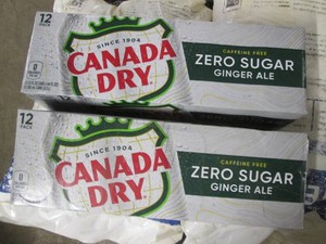 2 12 Packs Canada Dry Ginger ale