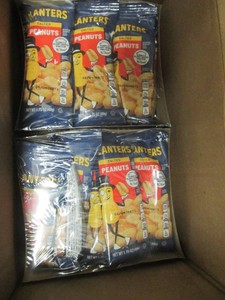 24 1.75 Oz bags of Planters salted peanuts
