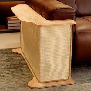 SHENGOCASE L Shaped Sofa Couch Corner Cat Scratching Post, Sisal Scratch Pad Mat, Couch Protector with Replaceable Sisal Scratcher