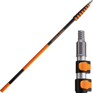 $120 5-30 ft Long Telescoping Extension Pole, Multi-Purpose Extended Pole  Universal Twist-on Metal Tip  Lightweight and Sturdy  Best Telescoping Tool for Painting, Dusting and Window Cleaning