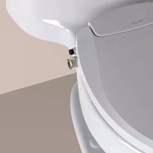 Swash Ecoseat Non-Electric Bidet Seat for Round Toilet in White