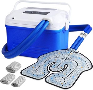 $200 Cold Therapy Machine, Ice Machine for Knee After Surgery, Digital Timer  Quiet Pump Cryotherapy Machine with Universal Ice Pad for Knee, Shoulder, Hip, Leg and Hip Ice Machine