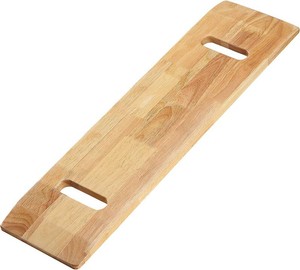 YPCBYNBS Slide Transfer Board,Mobility Aid for Seniors,Patient and Elderly  Made of Heavy-Duty Hardwood,Transferring from Wheelchair to Bed,Toilet,Commode,or Bathtub,30 with Two Hand Cutouts