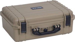 MEIJIA All Weather IP67 Waterproof Hard Camera Case,Hard Protective Case,Hard Case with Customizable Foam,Fit Use of Drones,Camera,Equipments,Pistols(Desert Tan,18.5 x14.06x6.93inches)