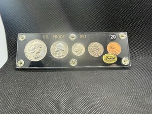 1954 U.S. Mint Set in Capital Holder - Beautiful Non-Toned Coins- Greysheet Wholesale Value is $110.00