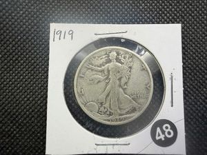 1919 Walking Liberty Silver Half Dollar