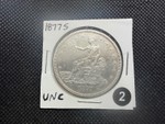 Rare 1877-S 3 Trade Dollar Marked Uncirculated When Purchased - Greysheet Wholesale Value for an MS60 is $950