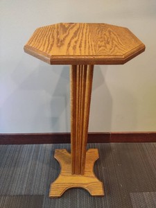 Solid Oak Plant Stand