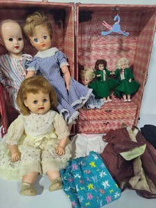 Vintage Dolls & Carrier
