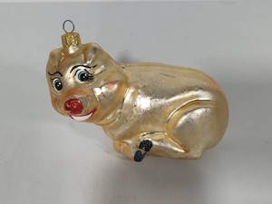 Vintage Christopher Radko Pork Chop Christmas Ornament