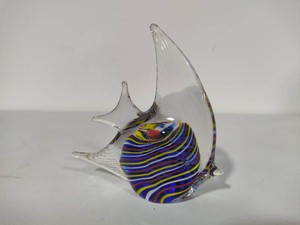 Small Glass Fish Paperweight