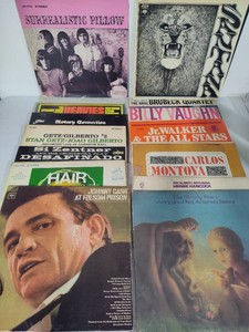 Stack of LPs - Incl. Johnny Cash, Jefferson Starship, Hair, Joan Baez & More...