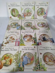 Beatrix Potter Hardcover Childrens Book Set