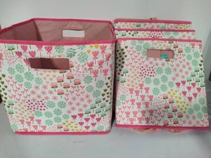 Cloth Floral Storage Drawers (4)