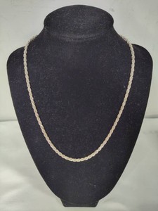 925 Stamped Thick Rope Sterling Necklace