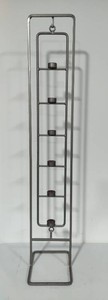 Metal Six Tier Tea Light Candle Holder