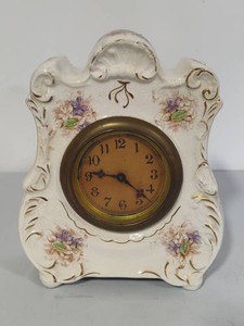 Antique Porcelain Mantel Clock