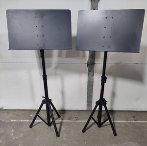 Two Adjustable ProLine Music Stands