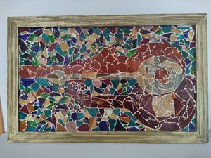 Glass Mosiac Framed Art