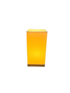 Target Rectangular Orange Accent Table Lamp  13 In.  Tested Working