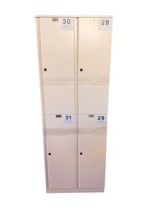 4-Door Metal Personal Storage Locker Bank  24  18  66