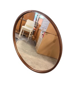 Bassett Mirror Company Quinn 36 Round Wall Mirror  Antique Bronze  M3667BEC - valued at $350