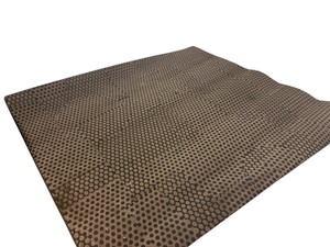 Shaw Contract Dots 8  10 Commercial Area Rug  BrownBlack Geometric Pattern