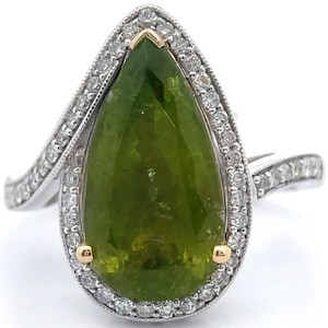 Oscar Friedman GIA Certified 4.68 Carat Paraiba Tourmaline & Natural Diamond Ring in Platinum & 18K Gold $27,465 Appraisal VIDEO