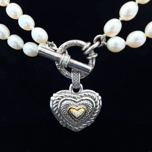 Judith Ripka Pearl Heart Pendant Necklace VIDEO