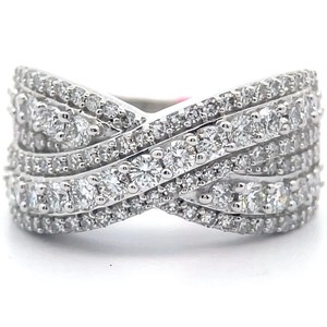 1.50 Carat Diamond Cross-Over X Ring VIDEO