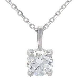 0.50 Carat Diamond Solitaire Pendant Necklace VIDEO